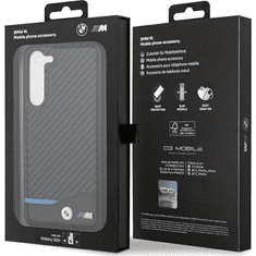 Bmw Ovitek Carbon BMHCS23FE22NBCK za Samsung Galaxy S23 FE 5G - črn