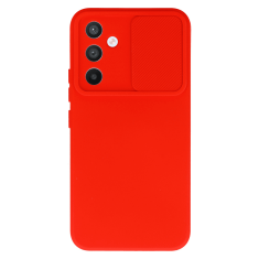 Onasi Lens Cover silikonski ovitek zaščita za Samsung Galaxy A05s - rdeč