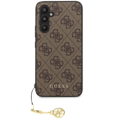 Guess GUHCS23FEGF4GBR ovitek za Samsung Galaxy S23 FE - rjav z obeskom