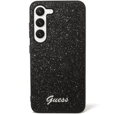 Guess GUHCS24SHGGSHK ovitek za Samsung Galaxy S24 5G - črn z bleščicami