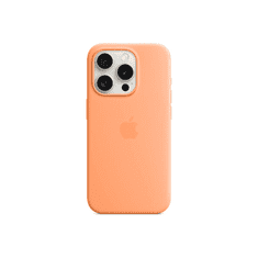 Apple Original ovitek Silicon case za iPhone 15 Pro - MagSafe - oranžen - MT1H3ZM/A