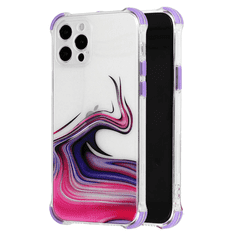 Onasi Silikonski ovitek SHOCK Abstract za Samsung Galaxy A15 5G - vijola