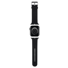 Silikonski pašček za uro za Apple Watch 42 / 44 / 45 / 49 mm - Karls Head - črn - KLAWLSLKP