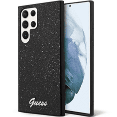 Guess GUHCS24LHGGSHK ovitek za Samsung Galaxy S24 Ultra 5G - črn z bleščicami