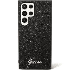 Guess GUHCS24LHGGSHK ovitek za Samsung Galaxy S24 Ultra 5G - črn z bleščicami