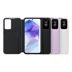 Samsung Original torbica Smart View Wallet EF-ZA556CBE za Galaxy A55 - črn