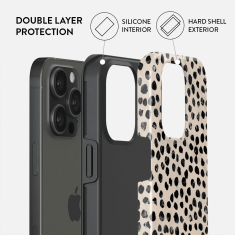 Burga Silikonski ovitek Tough za iPhone 15 Pro Max - - Almond Latte