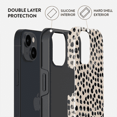 Burga Silikonski ovitek Tough za iPhone 15 - - Almond Latte