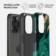 Burga Ovitek Tough za iPhone 15 Pro - Emerald Pool