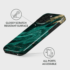 Burga Ovitek Tough za iPhone 15 Pro - Emerald Pool