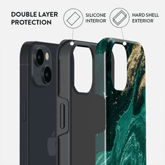 Burga Ovitek Tough za iPhone 15 - Emerald Pool