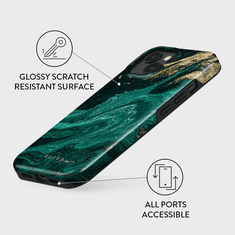 Burga Ovitek Tough za iPhone 15 - Emerald Pool