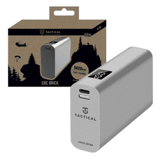 EDC Brick zunanja baterija powerbank 9600 mAh 22,5W - siv - LIMITED EDITION