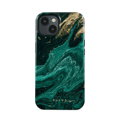 Burga Silionski ovitek Tough za iPhone 14 - - Emerald Pool