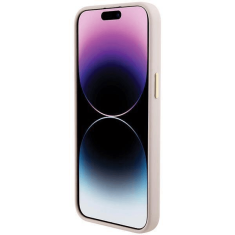 Guess GUHCP15LM4DGPP silikonski ovitek za iPhone 15 Pro - roza