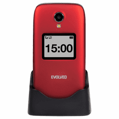 Evolveo Easyphone FS EP-771 telefon za starejše na tipke 4G rdeč