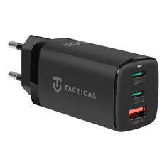 Adapter hišni polnilec FlashBang Gun QC 65W vhod 1x USB A in 2x Type C - Original (EU Blister) črn