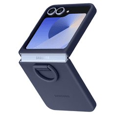 Samsung Original Indigo Silicon Case with Ring ovitek EF-PF741TNE za Galaxy Z Flip 6 - temno moder