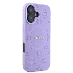 Guess Originalni ovitek GUHMP16SPSAPSMEU za iPhone 16 - MagSafe - Saffiano - vijola