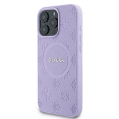 Guess Originalni ovitek GUHMP16XPSAPSMEU za iPhone 16 Pro Max - MagSafe - Saffiano - vijola