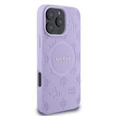 Guess Originalni ovitek GUHMP16XPSAPSMEU za iPhone 16 Pro Max - MagSafe - Saffiano - vijola