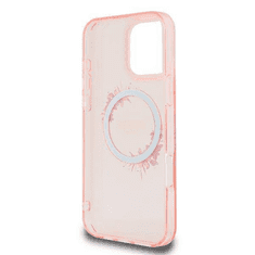 Guess Originalni ovitek GUHMP16LHFWFCP za iPhone 16 Pro - MagSafe - Flower - roza