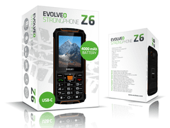 Evolveo StrongPhone SGP-Z6 - črno oranžen