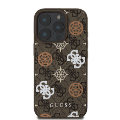 Guess Originalni ovitek GUHMP16XP4PWPW za iPhone 16 Pro Max - MagSafe - Stamp - PU - rjav