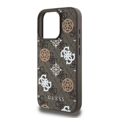 Guess Originalni ovitek GUHMP16XP4PWPW za iPhone 16 Pro Max - MagSafe - Stamp - PU - rjav