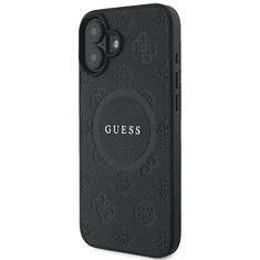 Guess Originalni ovitek GUHMP16SPSAPSMEK za iPhone 16 - MagSafe - Saffiano - črn