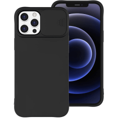 Onasi Lens Cover silikonski ovitek zaščita za iPhone 16 Pro Max - črn