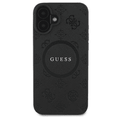 Guess Originalni ovitek GUHMP16SPSAPSMEK za iPhone 16 - MagSafe - Saffiano - črn