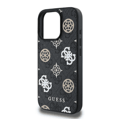 Guess Originalni ovitek GUHMP16XP4PWPK za iPhone 16 Pro Max - MagSafe - Stamp - PU - črn