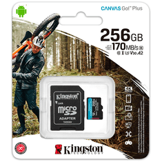 SPOMINSKA KARTICA 256GB 4K microSD (2v1 MICRO-SDXC ) 170MB/s