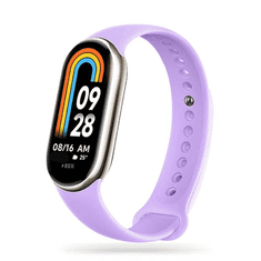 Silikonski pašček za uro Xiaomi Mi Band 8 - vijola