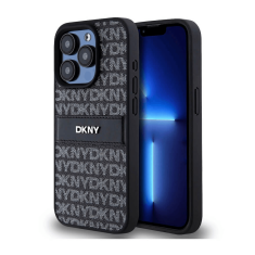 DKNY Originalen ovitek za iPhone 15 Pro - črn - DKHCP15LPRTHSLK