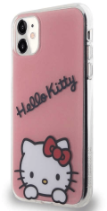 HELLO KITTY HKHCN61HKDSP ovitek za iPhone 11 / iPhone XR - roza