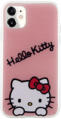 HELLO KITTY HKHCN61HKDSP ovitek za iPhone 11 / iPhone XR - roza