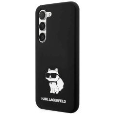 Karl Lagerfeld Originalen ovitek Samsung Galaxy S24 5G - IML NFT Choupette Body - črn silikonska zaščita - KLHCS24SSNCHBCK