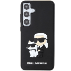 Karl Lagerfeld Originalen ovitek Samsung Galaxy S24 Plus 5G - IML NFT Karls Full Body - črn silikonska zaščita - KLHCS24M3DRKCNK