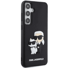 Karl Lagerfeld Originalen ovitek Samsung Galaxy S24 Plus 5G - IML NFT Karls Full Body - črn silikonska zaščita - KLHCS24M3DRKCNK