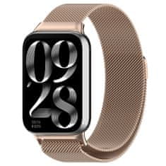 BStrap Milanese pašček za Xiaomi Redmi Watch 4, rose gold