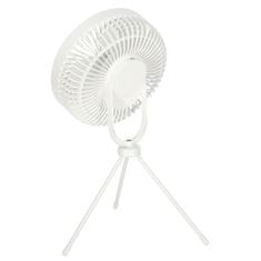 slomart Brezžični namizni ventilator bele barve