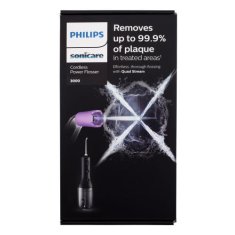 Philips Sonicare Cordless Power Flosser 3000 HX3826/33 Black prenosna ustna prha za čiščenje medzobnih prostorov 1 kos