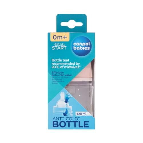 Canpol babies Royal Baby Easy Start Anti-Colic Bottle Little Princess 0m+ otroška steklenička 120 ml