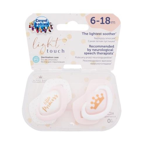 Canpol babies Royal Baby Light Touch Little Princess 6-18m duda 2 kos