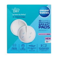 Canpol babies Ultra Dry 3D Shaped Breathable Breast Pads Set prsne blazinice za enkratno uporabo 30 kos