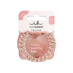 Invisibobble Elastični trak Twistar Blush Braids 3 kos