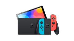 Nintendo Switch OLED igralna konzola, neon modra/rdeča