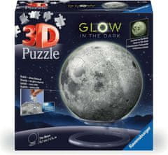 Ravensburger 3D svetleča puzzle žoga Luna 73 kosov